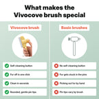 Vivocove self-cleaning brush vs basic brushes
